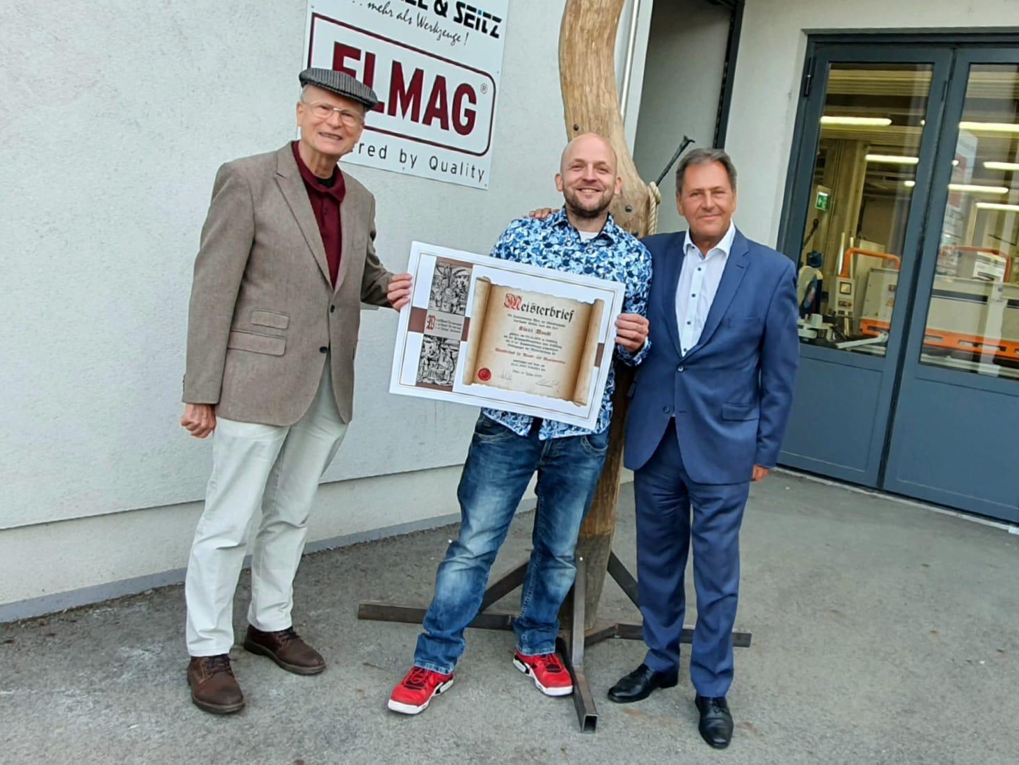 Wir gratulieren Klaus Mondl zum Meister für Metalltechnik, Metall und